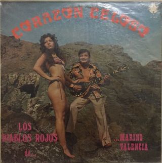 Los Diablos Rojos - Corazon Celoso - Lp 12 " - Psychedelic Cumbia Chicha Vg,