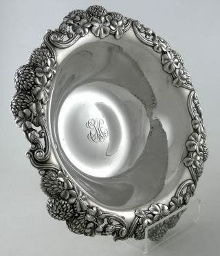 Sterling Tiffany & Co.  Makers 13780 Clover Bowl