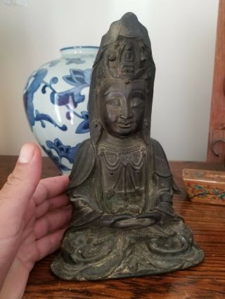 Antique Bronze Buddha Qing Dynasty late 18th to early 19th century 3