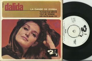 Dalida South Africa Promo Ps E.  P.  La Danse De Zorba White Label