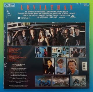 LEVIATHAN Orig Soundtrack OST Jerry Goldsmith AUDIOPHILE LP IN SHRINK 2