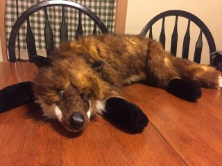 Ditz 33 " Plush Weighted Fox Stuffed Animal