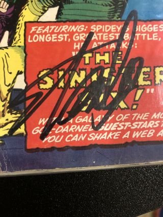 The Spider - Man Annual 1 Signed By Stan Lee (First Sinister Six) 3