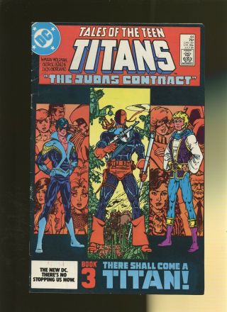 Tales Of The Teen Titans 44 Gd/vg 3.  0 1 Book 1st Nightwing Deathstroke Origin