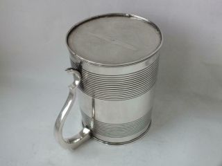 Antique George III Sterling Silver Pint Beer Mug/ Tankard 1811/ H 11 cm/ 305 g 5