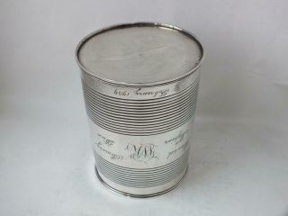 Antique George III Sterling Silver Pint Beer Mug/ Tankard 1811/ H 11 cm/ 305 g 8
