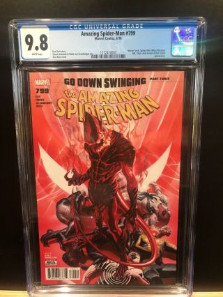 Spider - Man 799 Cgc 9.  8 Rare First Appearance Of Kid Goblin