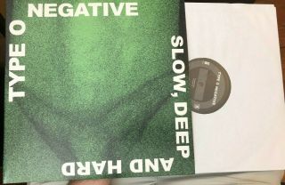 Type O Negative - Slow Deep And Hard 2lp Nm Black Vinyl Record Store Day Rsd14