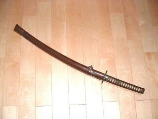 Ha13 Japanese Samurai Sword: Ija Imperial Army Gunto With Old Blade 63.  4 Cm