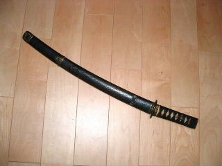 Ha12 Japanese Samurai Sword: Kanesada Wakizashi In Koshirae
