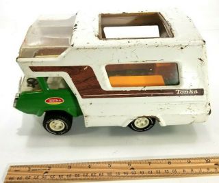 Vintage Tonka Mini Camper Green Pressed Steel Rare