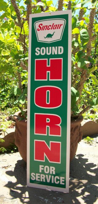 Sinclair Sound Horn For Service Sign Mechanic Oil Lube Garage Gas Station