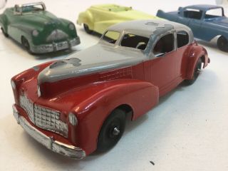 G Hubley 7 Inches 4 Door Sedan Car Two Toned Red Gray Limo Unbranded Usa 1:24