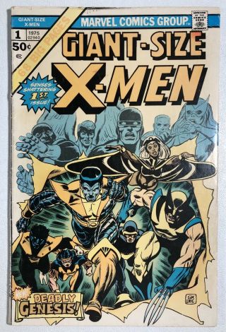 Giant Size Uncanny X - Men 1 1st Appearance Team Colossus Early Wolverine 1975