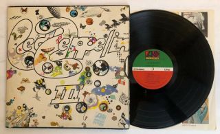 Led Zeppelin - Iii (3 Three) - 1973 Us Press Sd 7201 (ex) Ultrasonic