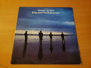 Echo And The Bunnymen ‎– Heaven Up Here Srk 3569 Vinyl Lp Record Nm / Ex