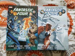 Fantastic Four By Hickman Omnibus Hardcover Hc Vol 1 & 2 Set Marvel