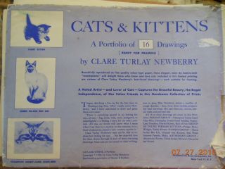 LTD Print Cat Clare Turlay Newberry CHIRN SA - HAI GRIZEL 3