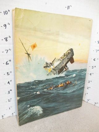 US SUBMARINES in Action 1944 WWII Navy Whitman children ' s book Chas Rosner art 2