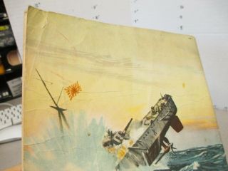 US SUBMARINES in Action 1944 WWII Navy Whitman children ' s book Chas Rosner art 5
