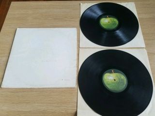 The Beatles Apple Lp Record White Album,  Numbered 1968 0641137