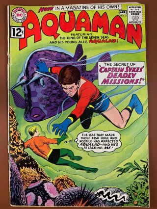 Aquaman 2 Dc Comics Silver Age
