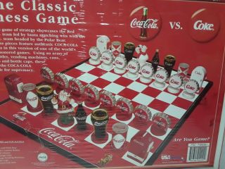 Coca Cola Coke Chess Set Game Collector 