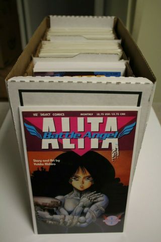 Battle Angel Alita Complete Series Vol.  1 - 8,  Last Order 1 - 6 Set 74 Comics Viz