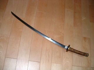 HA04 Japanese Samurai Sword: Bizen Tomoyasu Tachi Koshirae & Shirasaya 62.  0 CM 2