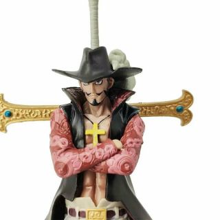 One Piece Dx The Grandline Men Volume 3.  Dracule Mihawk Pvc Figure Toy No Box