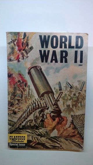 Classics Illustrated Comic No.  166a 1962 World War Ii Special Issue V.  Good Cond