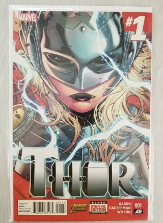 Thor 1 2014 1st Appearance Of Jane Foster As Thor 1st Print Nm,  9.  6 Cgc It