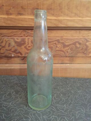Old Vintage G Heileman Old Style Lager Beer Clear Glass Bottle