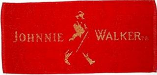 Signs - Unique Johnnie Walker Whisky Cotton Bar Towel 20 " X 10 " (pp)