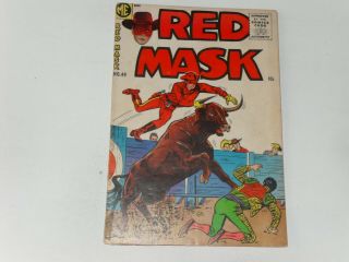Red Mask 49 May June 1955 M.  E.  Western Comic Ghost Rider Story See Notes