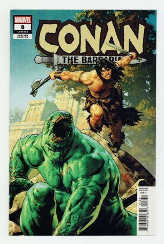 Conan The Barbarian (marvel) 8b 2019 Saiz 1:25 Variant Vf/nm 9.  0