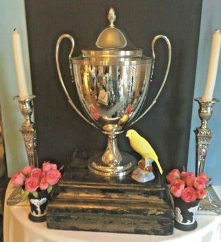 Magnificent Art Deco Tiffany & Company Sterling Silver Large Trophy Cup Urn