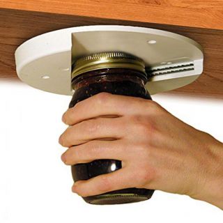 Jar Bottle Opener Under Kitchen Cabinet Counter Top Lid Remover Arthritis