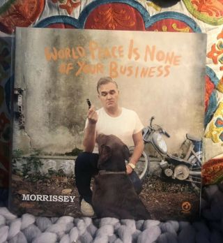 Morrissey - World Peace Is None Of Your Business Vinyl Us 2014 Harvest Oop