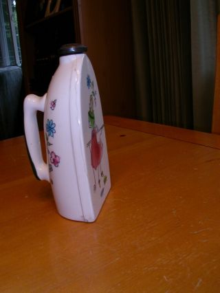 Vintage Ceramic Clothes Sprinkler Bottle Decorative Mid Century 2