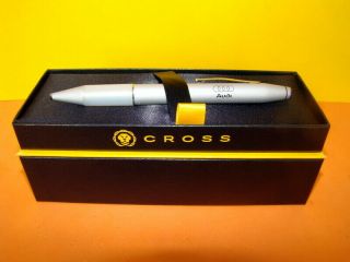 Cross Ballpoint Pen - Chrome W/ Audi Logo -