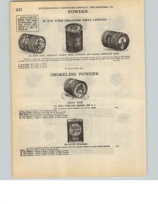 1927 PAPER AD 3 PG Dupont Atlas Dynamite Blasting Powder Wood Wooden Box 3
