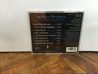 DCC JACKSON BROWNE LATE FOR THE SKY GOLD DISC 2