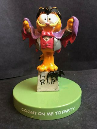 Garfield Vampire Halloween Figure Count On Me To Party 10 Year Party