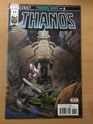 Thanos 13 First Printing,  1st Cosmic Ghost Rider Nm,