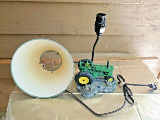 John Deere 1999 Tractor Table Lamp Light with Shade - 15 Inches 5