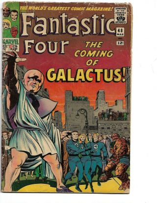 Fantastic Four 48 1st Appearance Silver Surfer And Galactus