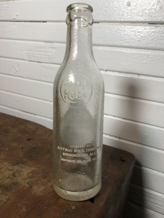Vintage Buffalo Rock Ginger Ale Bottle.  Buffalo Rock Co.  Birmingham,  ALA. 3
