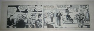 Ham Fisher Joe Palooka Comic Strip Art Large Size1950 