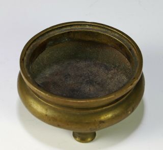 Antique Chinese Squat Form Bronze Censer with Xuande Mark 2